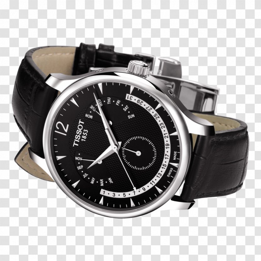 Tissot Watch Strap Clock Chronograph - Ck Calvin Klein Transparent PNG