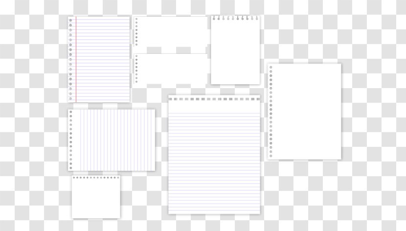 Paper Square Area Pattern - Rectangle - Notebook Transparent PNG