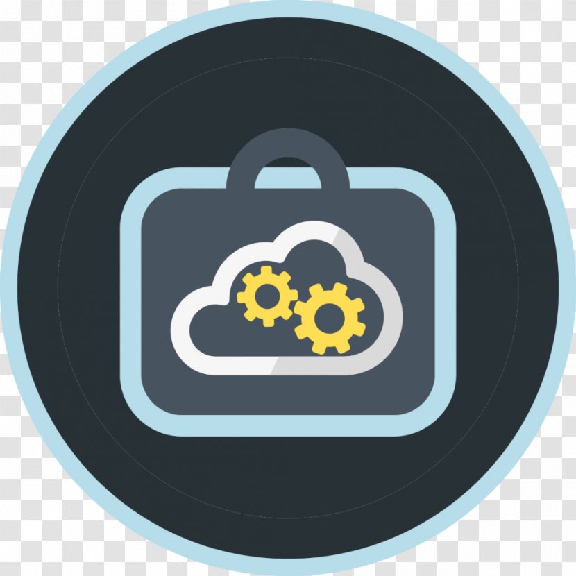 Logo Brand Technology - Yellow - Cloud Service Transparent PNG