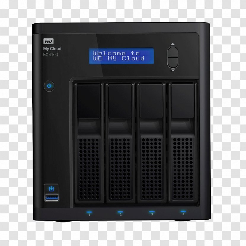 WD My Cloud EX4100 Network Storage Systems USB 3.0 Hard Drives - Wd Ex2 Ultra Transparent PNG