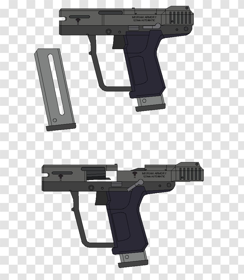 Trigger Semi-automatic Firearm Pistol - Handgun - Weapon Transparent PNG