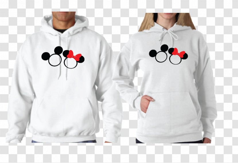 T-shirt Minnie Mouse Mickey Hoodie - Sweater Transparent PNG