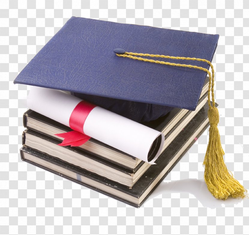 Student Diploma Bachelors Degree Academic Cap - Material - Bachelor Book Certificate Transparent PNG