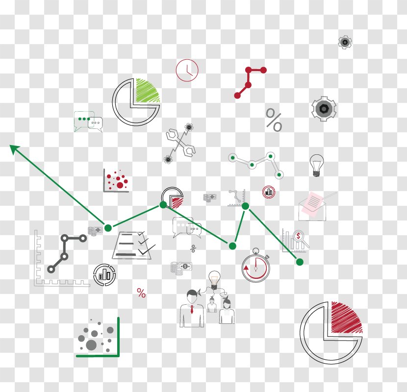 Line Point Diagram Transparent PNG