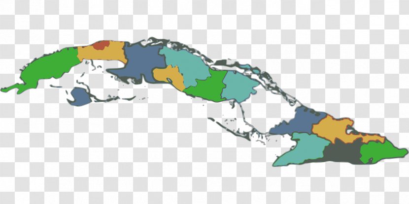 Provinces Of Cuba Havana Isla De La Juventud Map - Area Transparent PNG