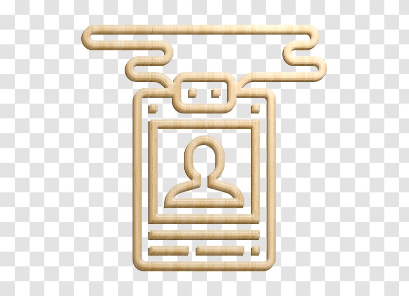 Card Icon Id Journalist - Brass - Rectangle Toy Transparent PNG