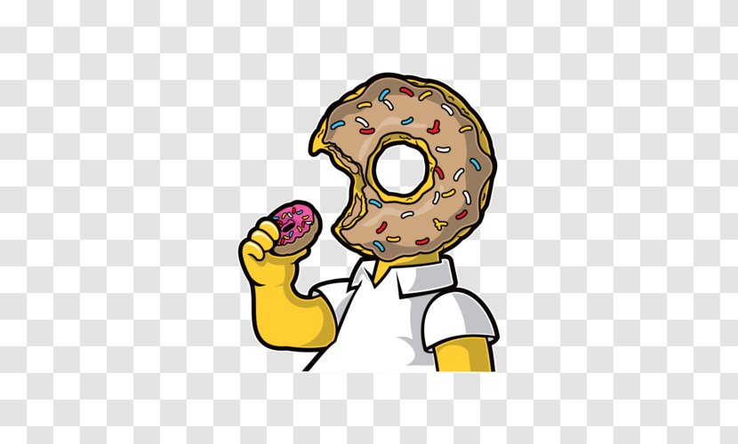 T-shirt Donuts Homer Simpson Bart - Pants Transparent PNG