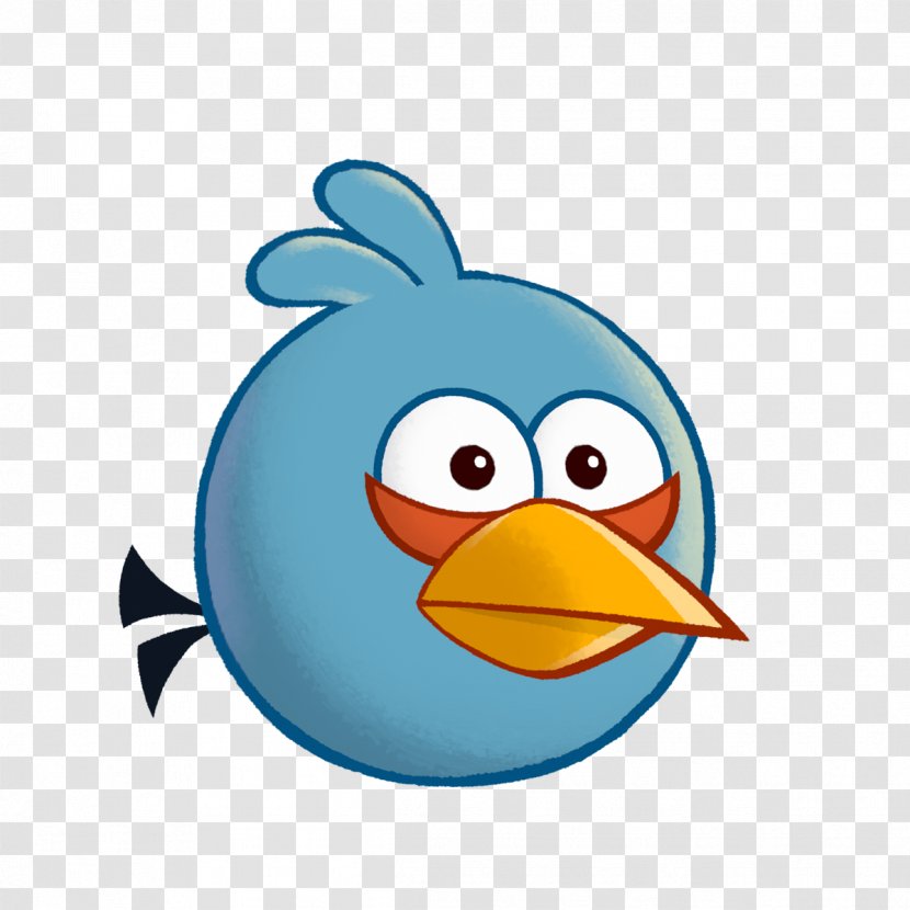 Angry Birds Stella Friends Blue Jay Clip Art - Bluebird Transparent PNG