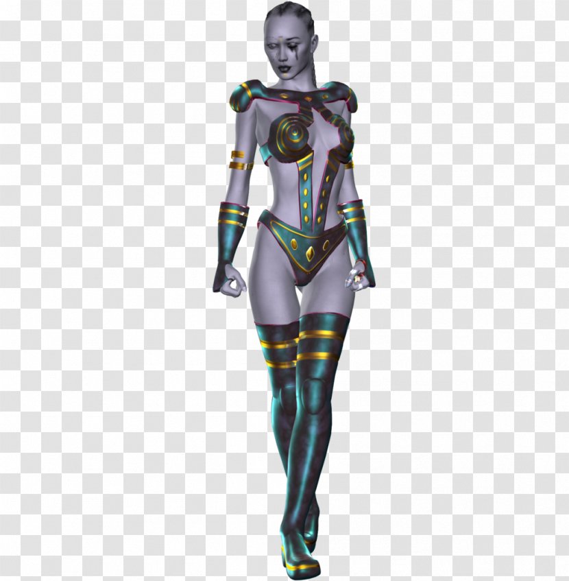 Cyborg Female - Fashion Model - Clipart Transparent PNG