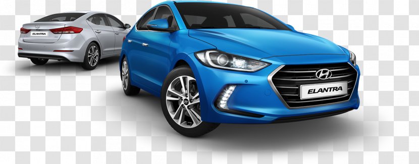 2017 Hyundai Elantra Motor Company Car 2016 - Blue Transparent PNG