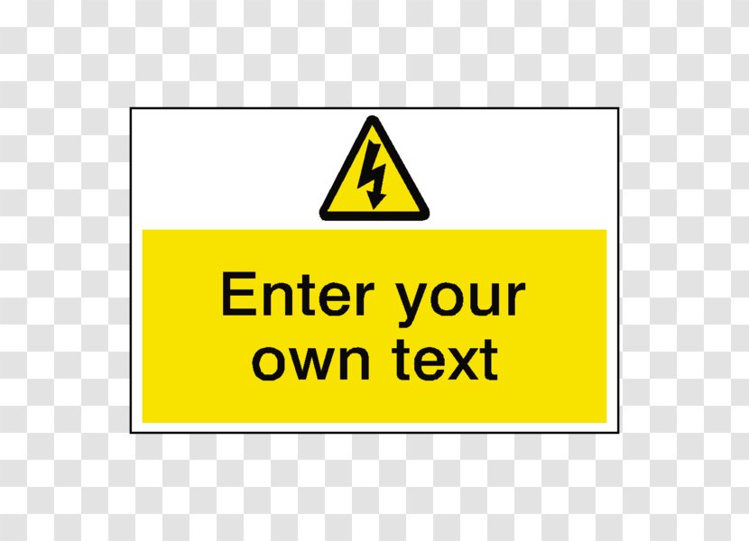 Warning Sign Safety Sticker Hazard - Yellow - Electrical Fire Transparent PNG
