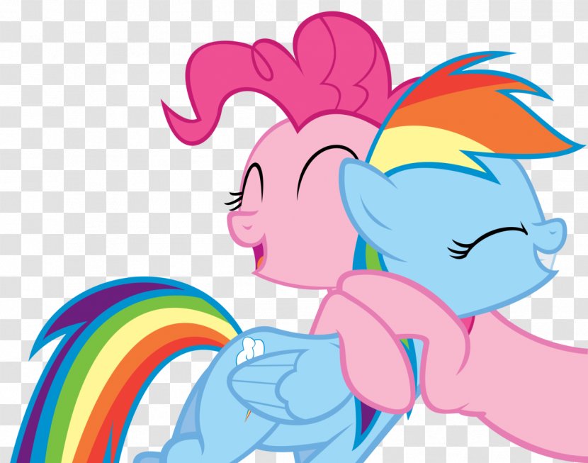 Pinkie Pie Rainbow Dash My Little Pony Rarity - Frame - Post It Transparent PNG