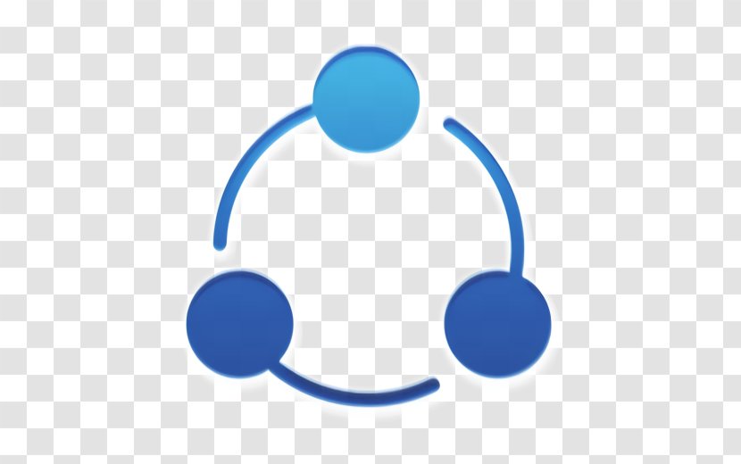 Business Set Icon Connection Scheme - Blue - Symbol Smile Transparent PNG