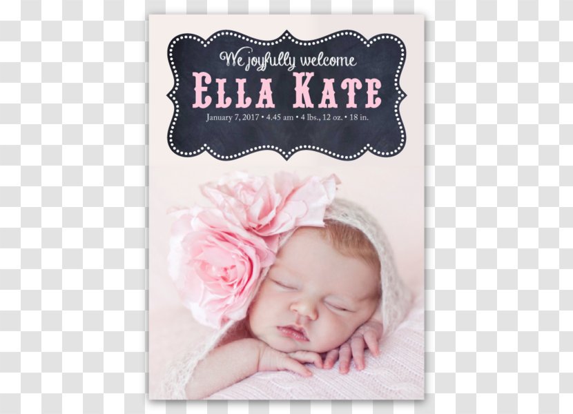 Baby Announcement Infant Wanelo Greeting & Note Cards Boy - Picture Frames Transparent PNG
