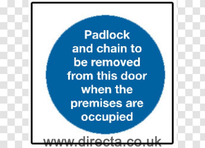 Fire Door Safety Padlock - Text Messaging - Take The Transparent PNG