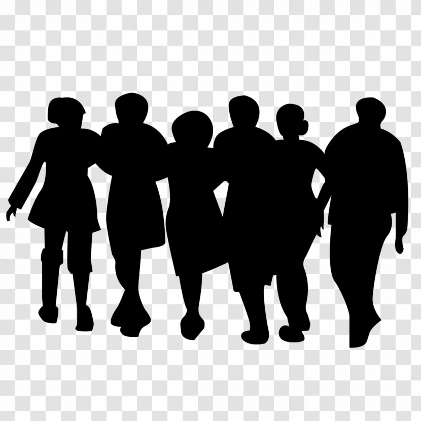 Social Group Silhouette Photography - Child Transparent PNG