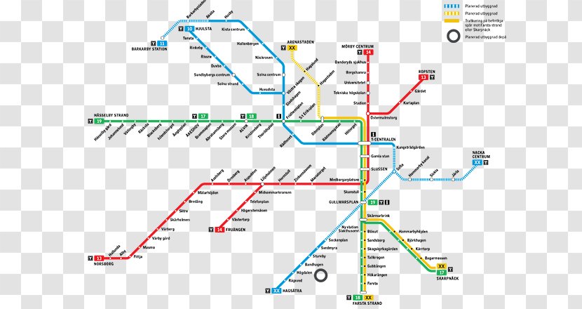 Ropsten Metro Station Stockholm Rapid Transit T-Centralen Green Line - Map - New Year Blue Transparent PNG