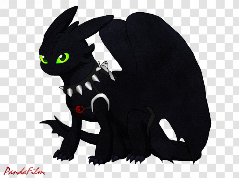 Black Cat Kitten Whiskers Darkness - Cartoon Transparent PNG