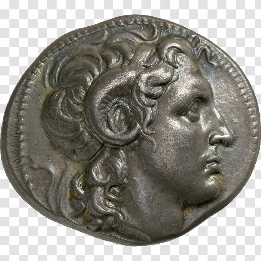 Alexandria Tetradrachm Ptolemaic Dynasty Bust Coin Transparent PNG