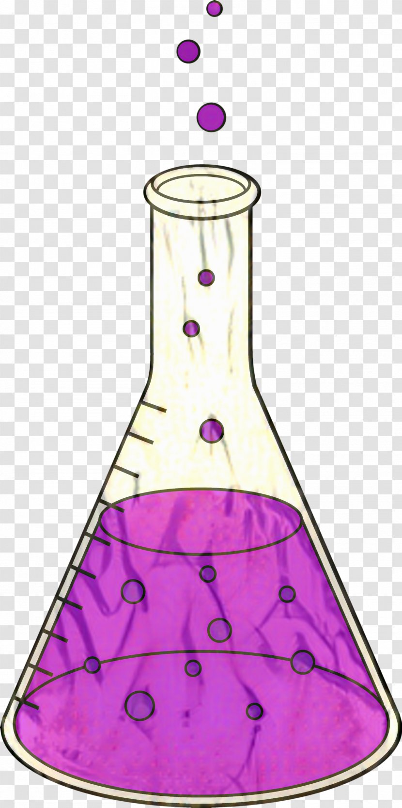 Kids Cartoon - Chemistry - Flask Magenta Transparent PNG