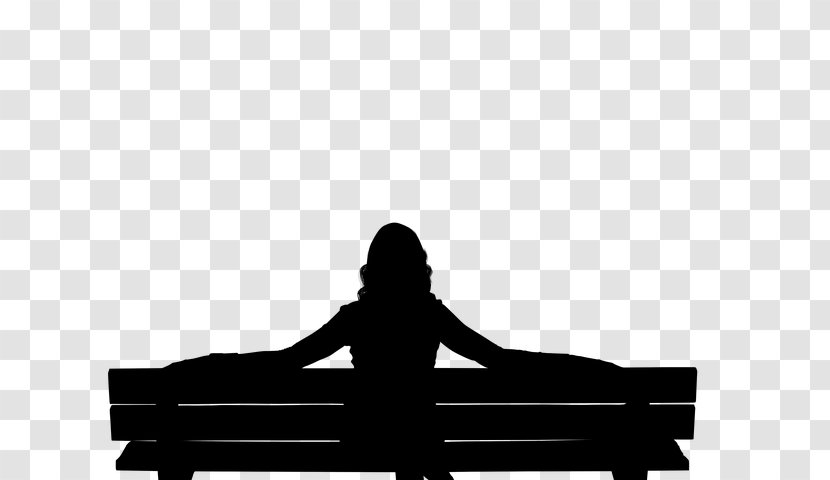 Girl Cartoon - Meditation - Logo Blackandwhite Transparent PNG