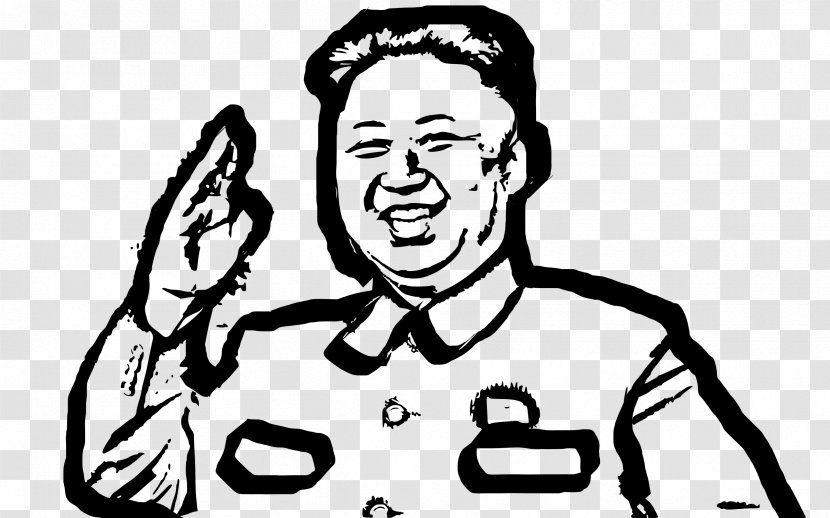 Kim Jong-un North Korea United States South Diplomat - Watercolor - Korean Illustration Transparent PNG