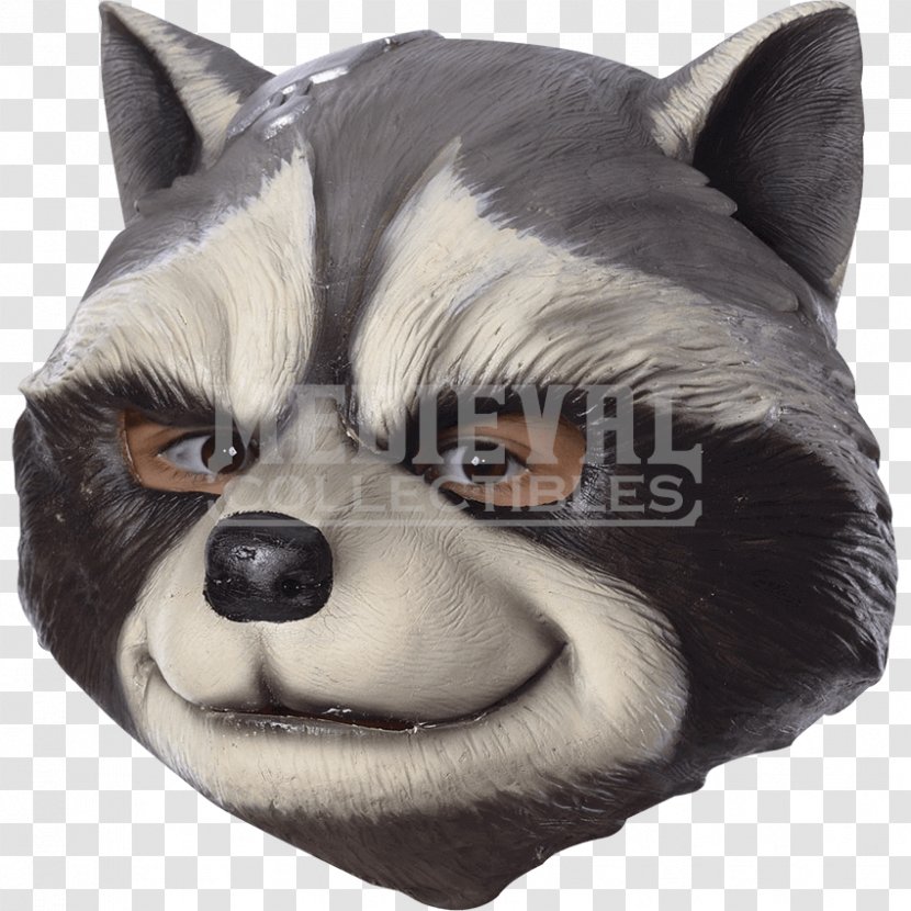 Rocket Raccoon Groot Star-Lord Drax The Destroyer Mask - Dog Breed Group Transparent PNG