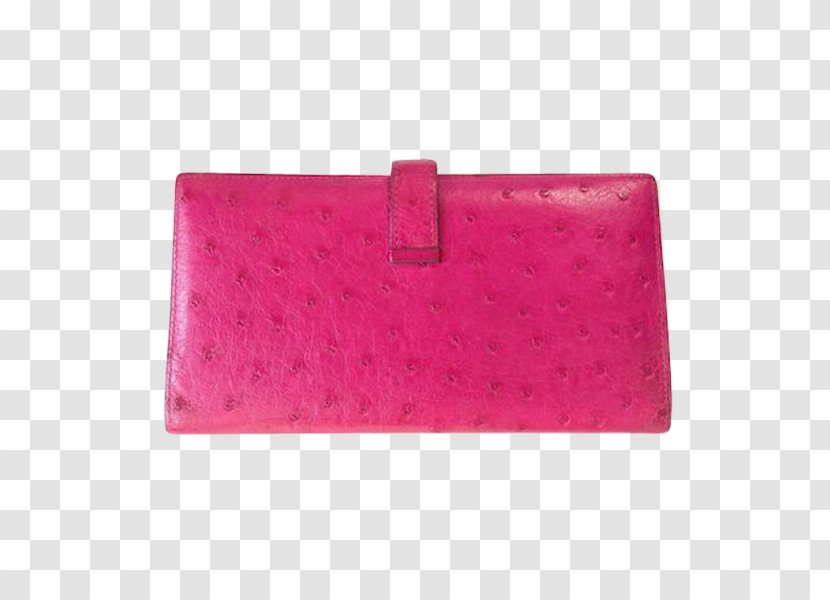 Coin Purse Wallet Pink M Leather Handbag - Red Transparent PNG