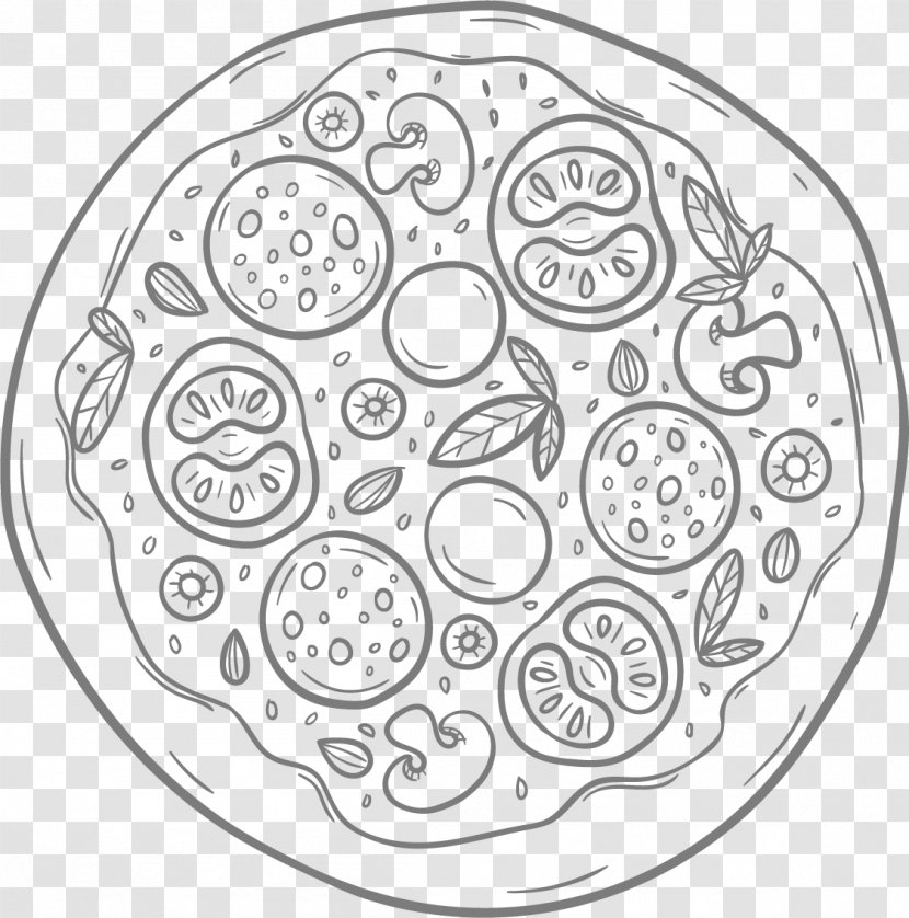 Pizza Coloring Book Empanadilla Colouring Pages Image Transparent PNG