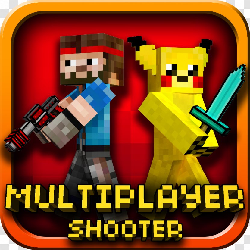 Minecraft: Pocket Edition Pixel Gun 3D: Survival Shooter & Battle Royale Android - Computer Software - 3D Transparent PNG