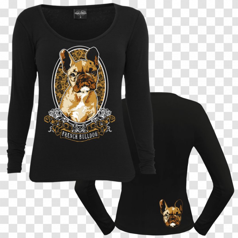 Long-sleeved T-shirt Clothing - Sleeve - French Bulldog Transparent PNG