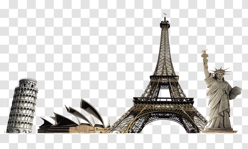 Eiffel Tower Clip Art - Dtdc - Landmarks Transparent PNG