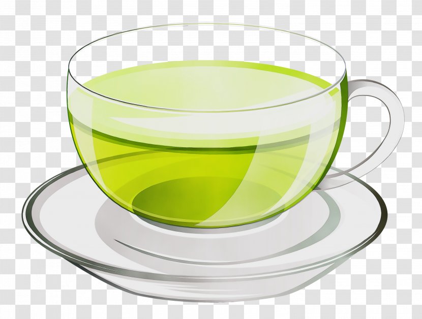 Lemon Tea - Herbal - White Glass Transparent PNG