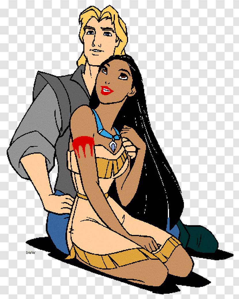 Pocahontas John Smith Aladdin And The King Of Thieves Disney Princess - Watercolor Transparent PNG