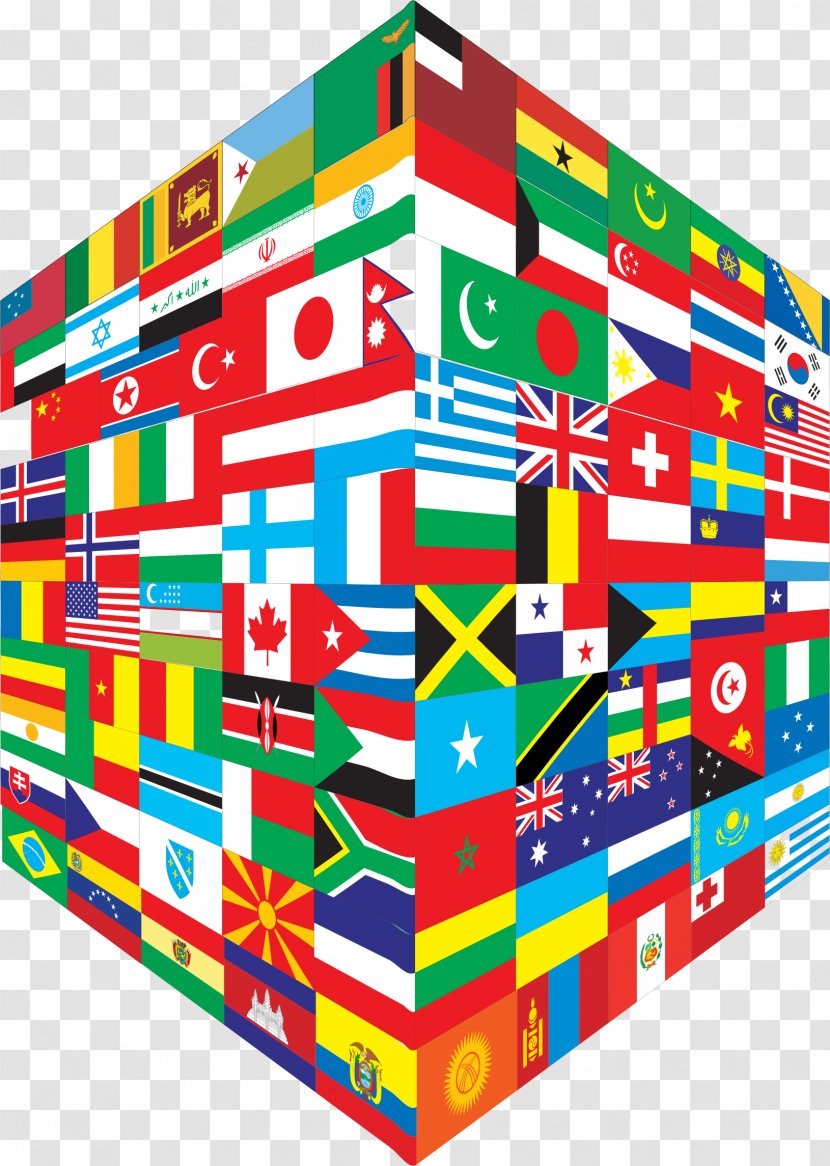 Flags Of The World Flag Clip Art - Czech Republic - Cube Transparent PNG