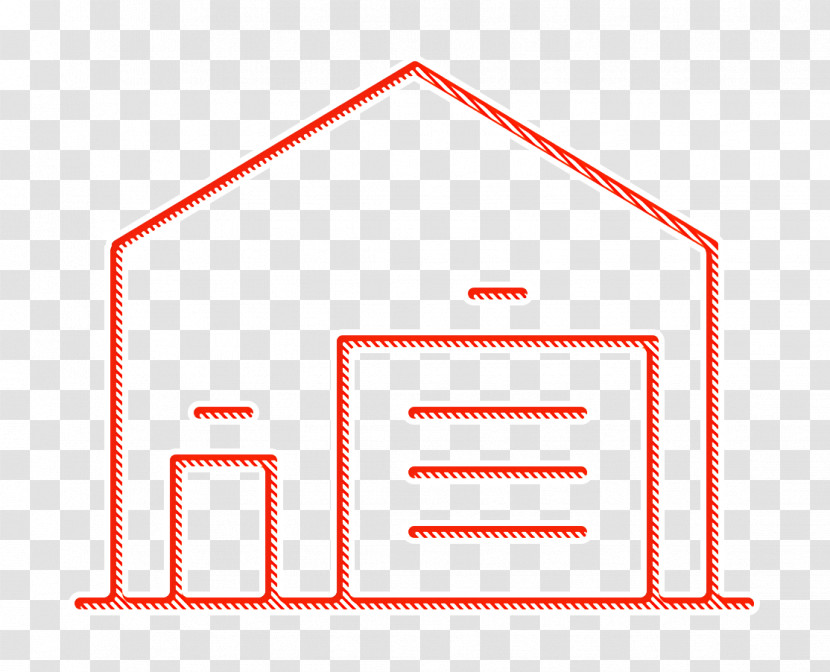 Building Icon Sotrage Icon Warehouse Icon Transparent PNG