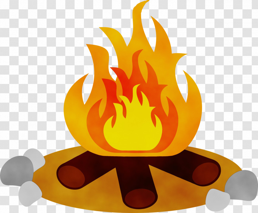 Fire Flame Symbol Logo Transparent PNG