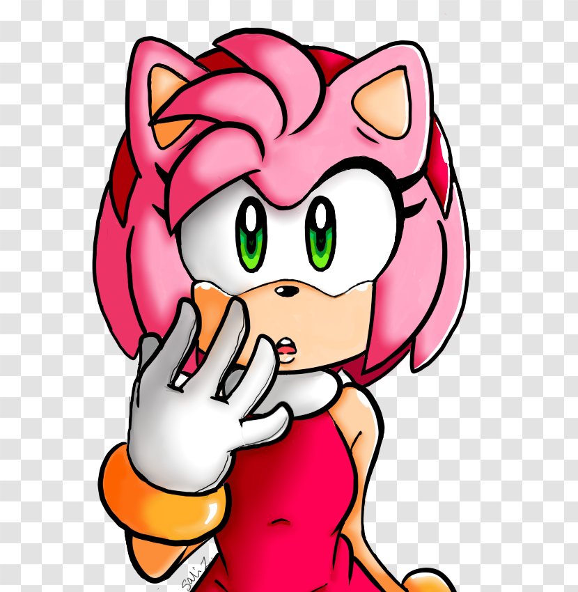 Amy Rose Sonic The Hedgehog & Sega All-Stars Racing Shadow Boom - Silhouette - Frame Transparent PNG