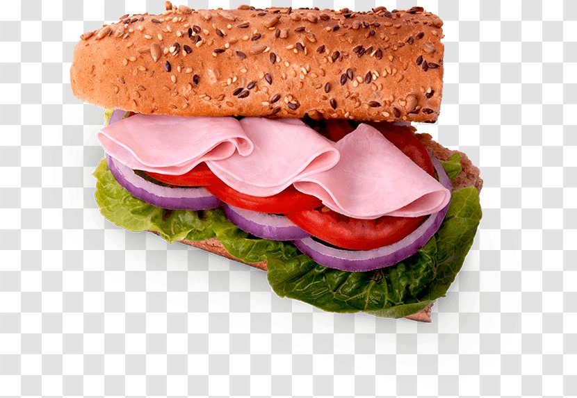 Ham And Cheese Sandwich Breakfast Submarine Bocadillo - Veggie Burger - Delicious Pizza Transparent PNG