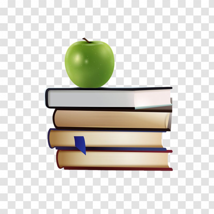 Asia Test Education Learning - Number - Books And Apple Transparent PNG