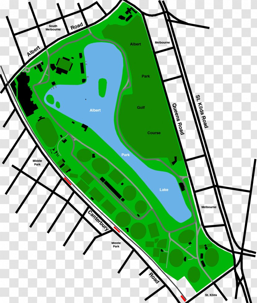 Albert Park And Lake City Of Melbourne Victoria - Lakes Transparent PNG