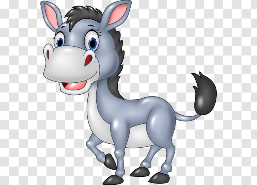 Donkey Royalty-free Clip Art - Fictional Character Transparent PNG
