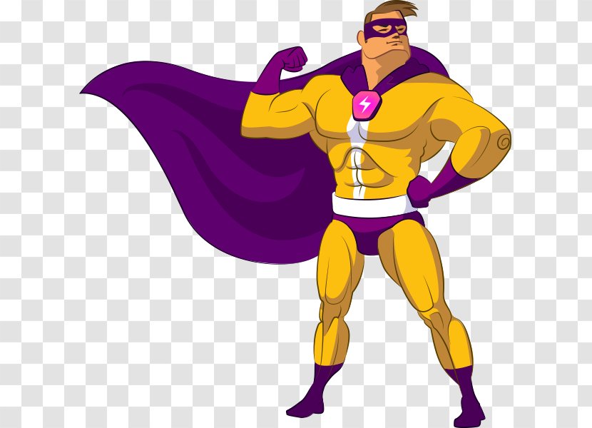 Superhero Royalty-free - Purple - Hero Transparent PNG