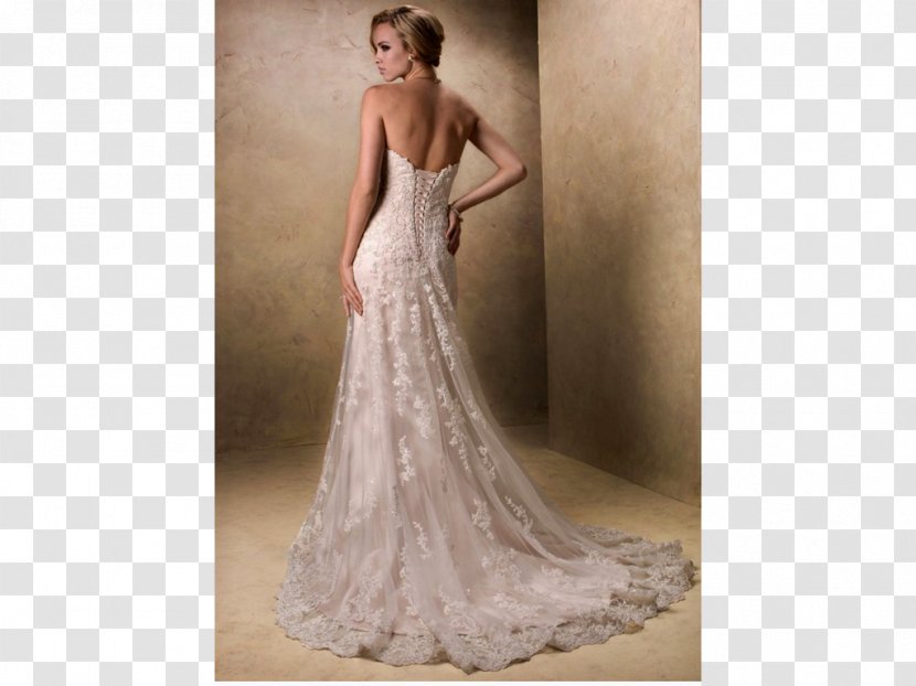 Wedding Dress Neckline A-line Corset - Silhouette - Gold Bride Transparent PNG
