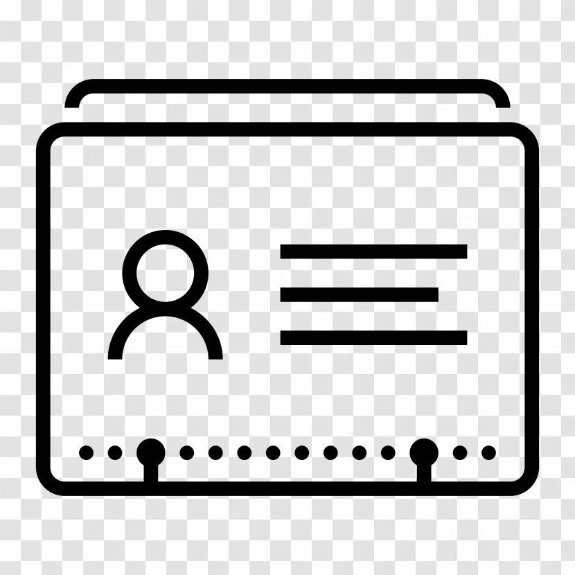 Identity Document - Text - Contact Icon Transparent PNG