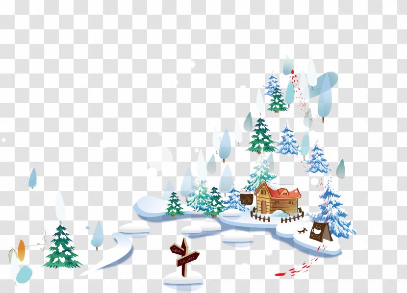 Daxue Snow Winter - Snowy Material Transparent PNG