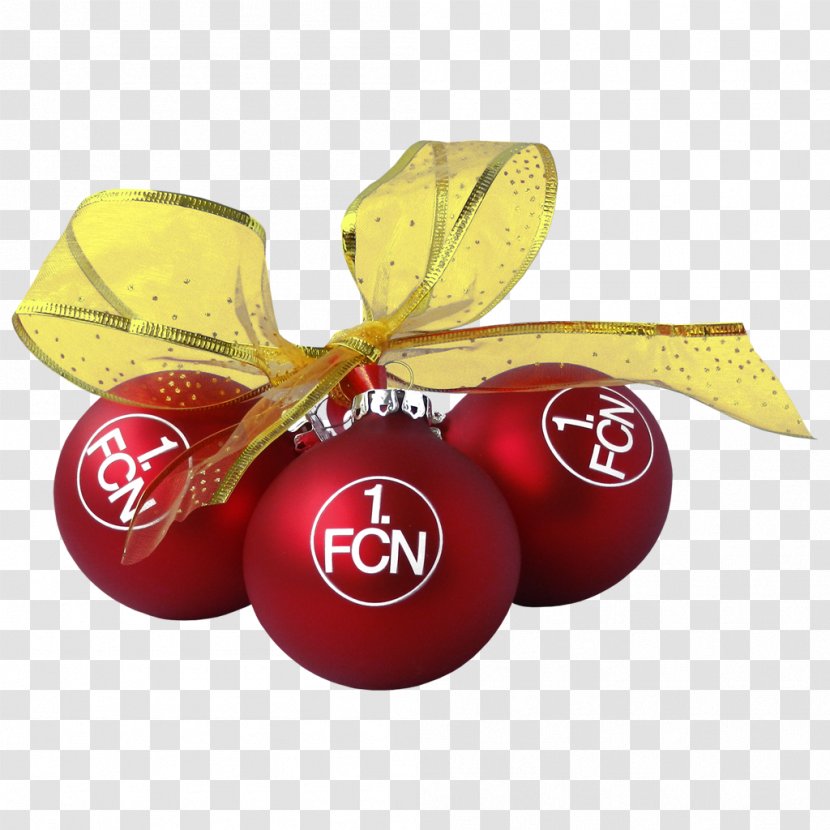 Cherry 1. FC Nuremberg Christmas Ornament Transparent PNG