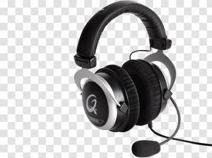 Microphone Qpad Premium Gaming Headset Headphones QPAD QH-85 Black Open H-set - Audio Equipment - Sennheiser Transparent PNG
