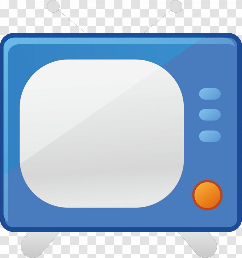 Television Set Icon - Computer - TV Vector Element Transparent PNG