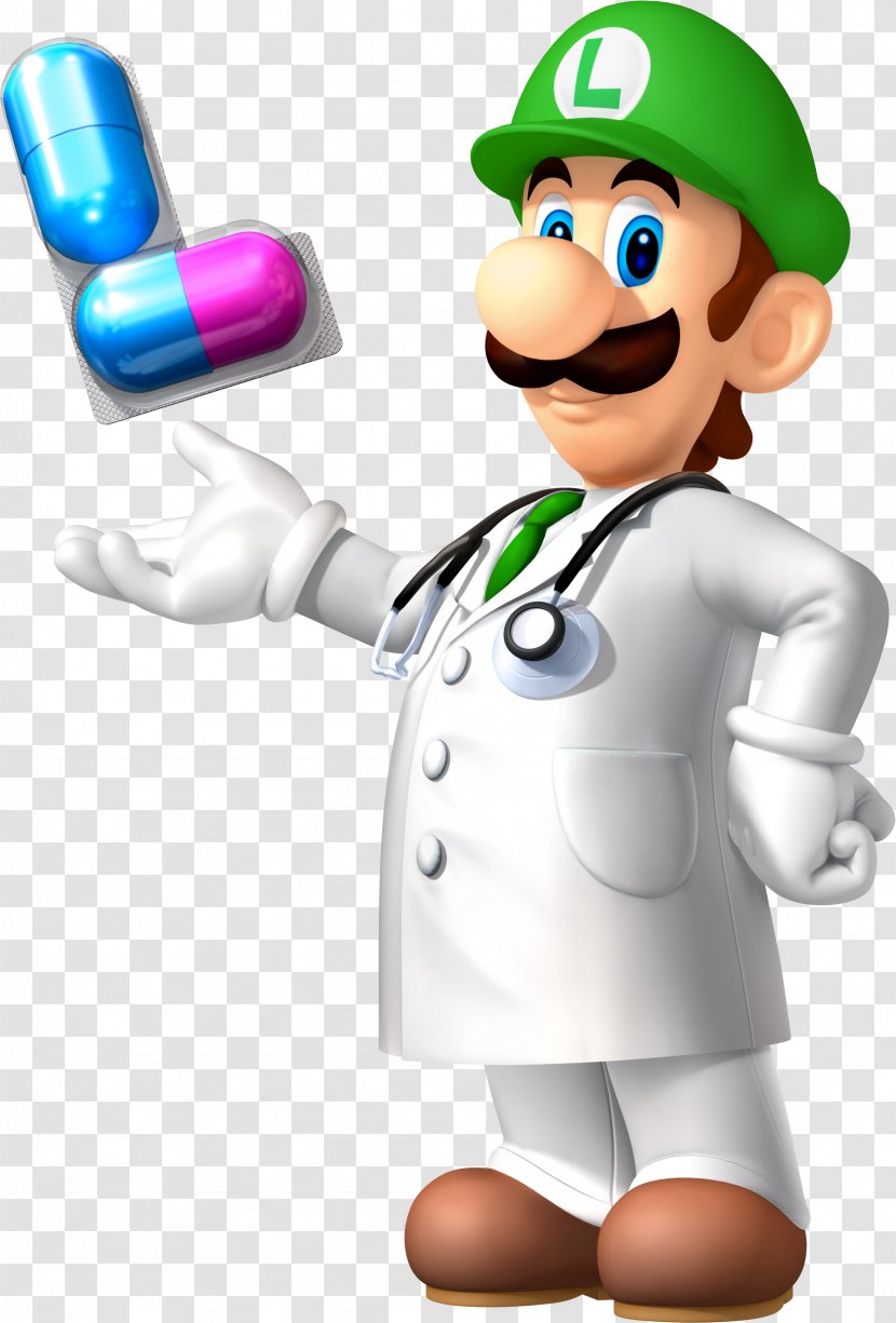 Super Smash Bros. For Nintendo 3DS And Wii U Dr. Luigi Mario - Figurine Transparent PNG